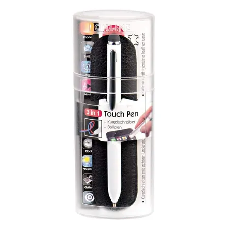 ONLINE Set Multi Touch Pen White inkl. Lederetui