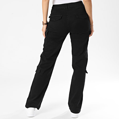 Pantalon Cargo Femme Noir