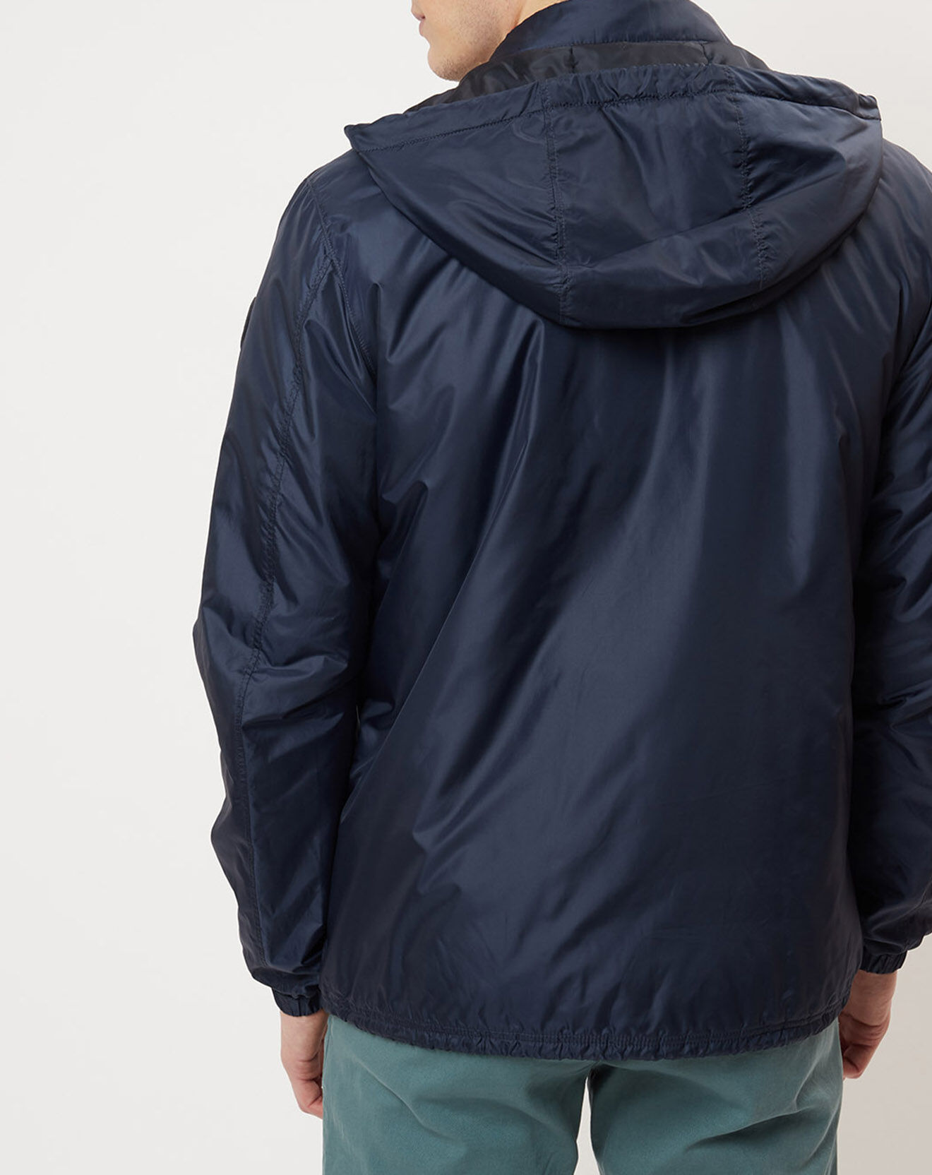 Marc O'Polo Blouson en micro ripstop bleu marine
