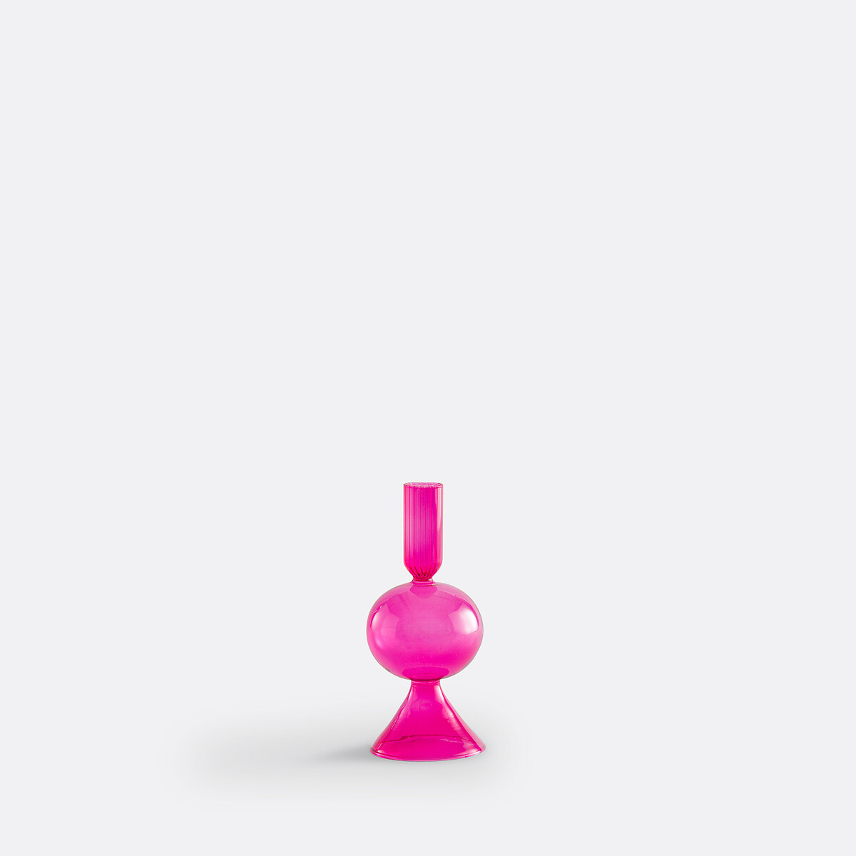 LA REDOUTE INTERIEURS<br>Castiçal de vidro Alt.17 cm