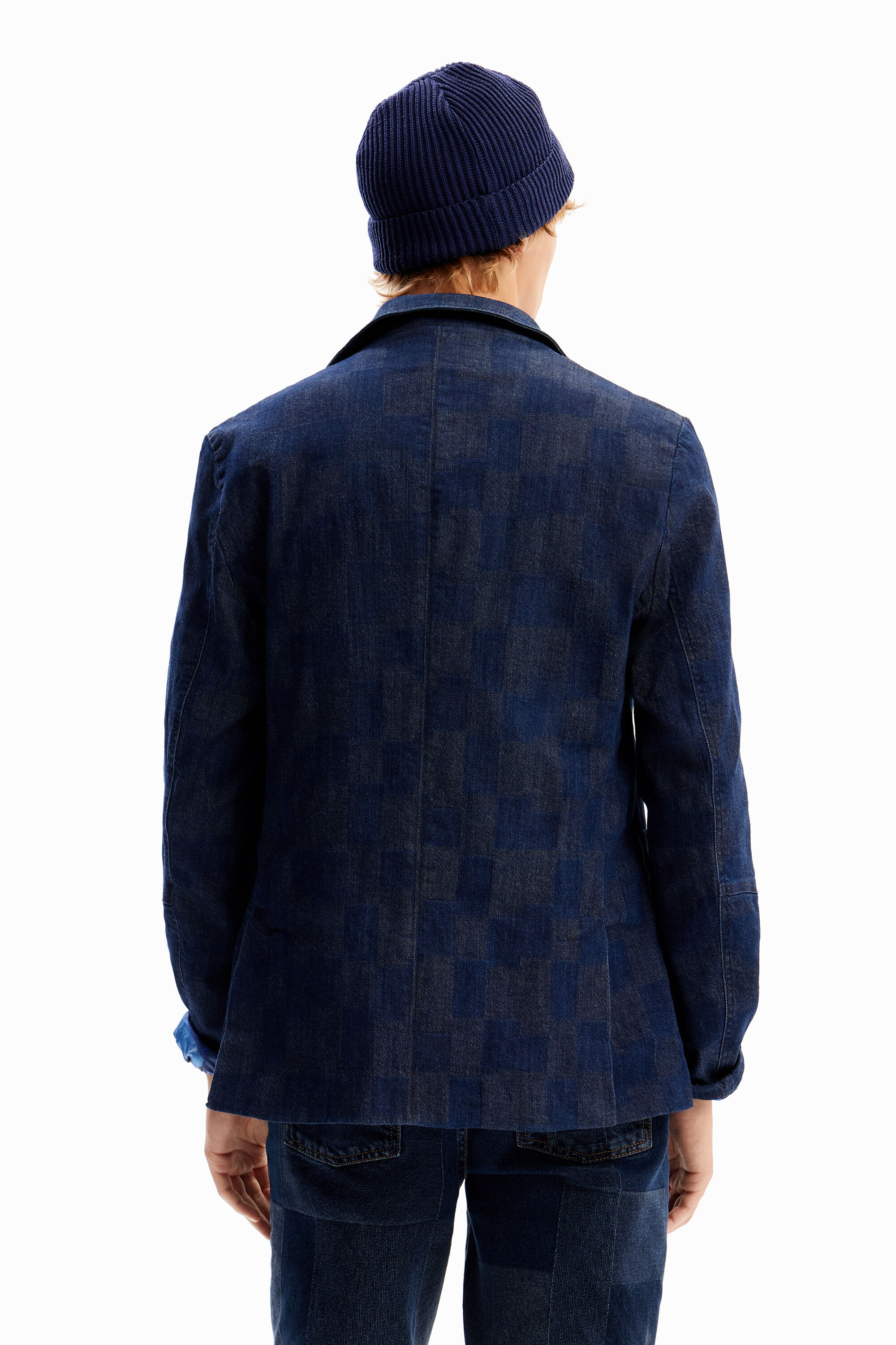 Blazer vaquera cuadros
