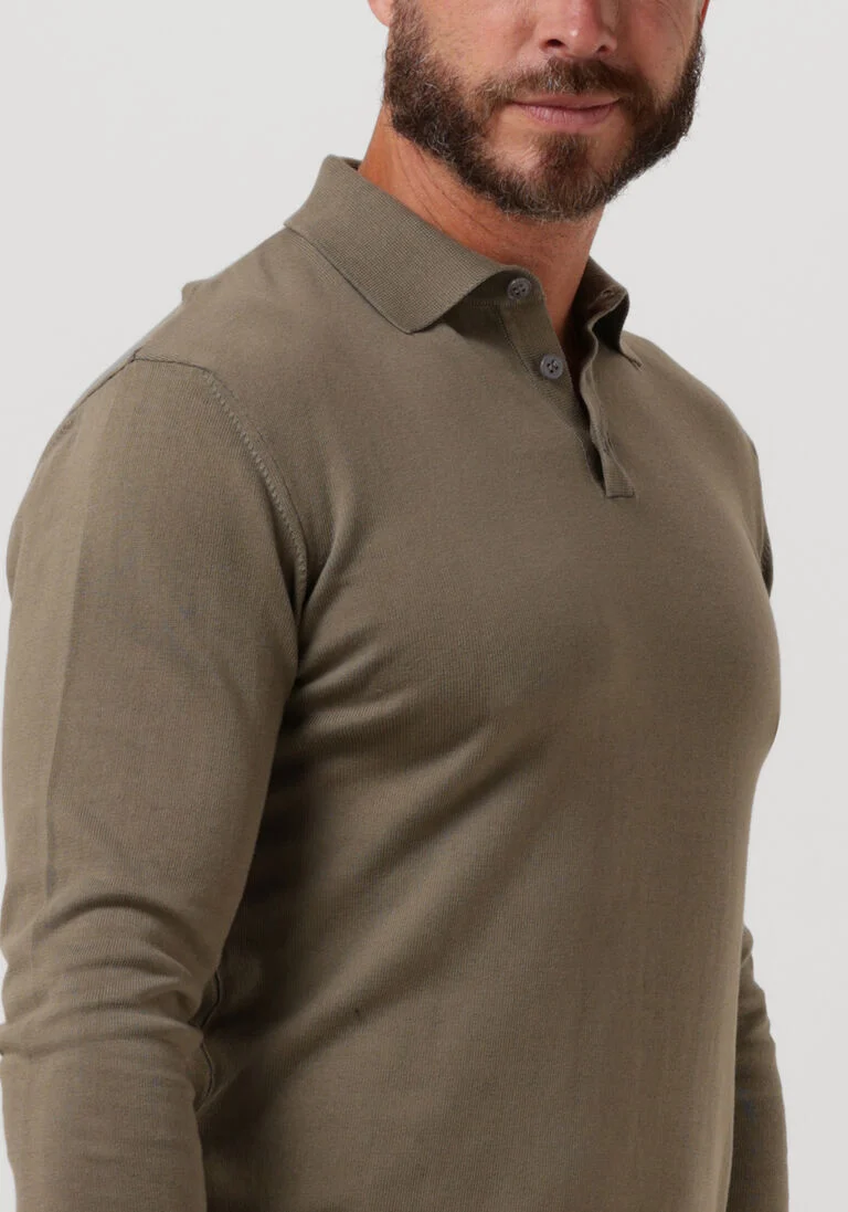 THE GOODPEOPLE taupe the goodpeople polo kai