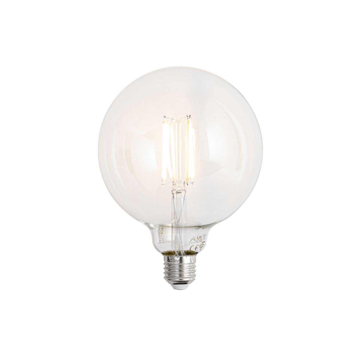 Set van 5 Smart E27 dimbare LED lampen G125 helder 7W 806 lm 2700-6500K