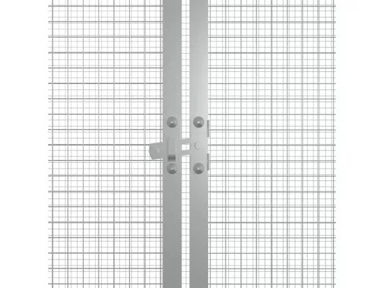 Cage pour poules Anthracite 200x91x100 cm Acier galvanisé