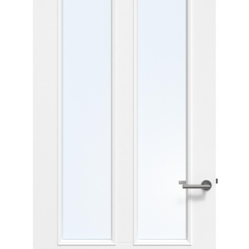 Arne & Bodil binnendeur ABT107 blank glas - wit afgelakt