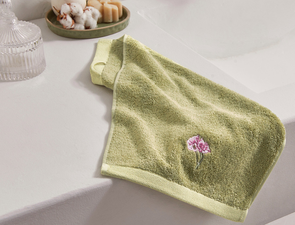 Linge de bain brodé-Florescence