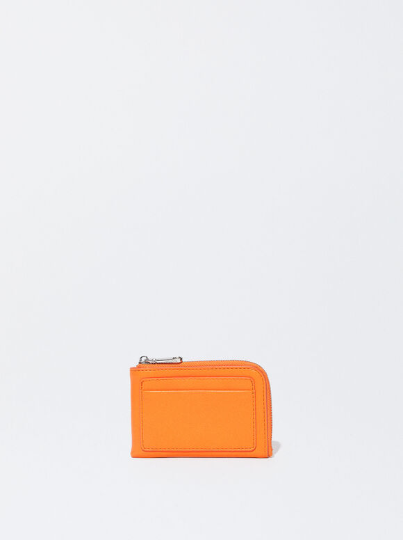 Carteira com porta-cartões - Laranja