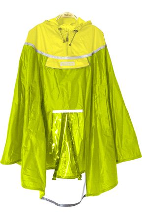 WINDOW 2.1 Unisex-Regenponcho  yellowlime  SM