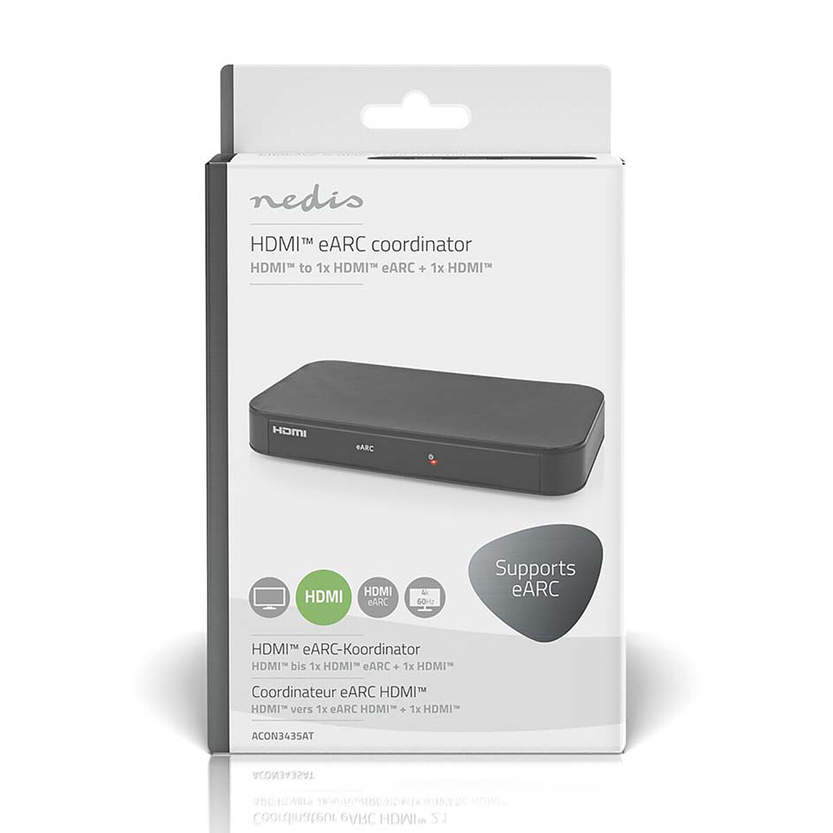 Nedis Convertisseur audio digital HDMI eARC vers HDMI ARC et eARC