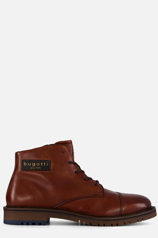 Bugatti Seve Veterschoenen cognac Leer