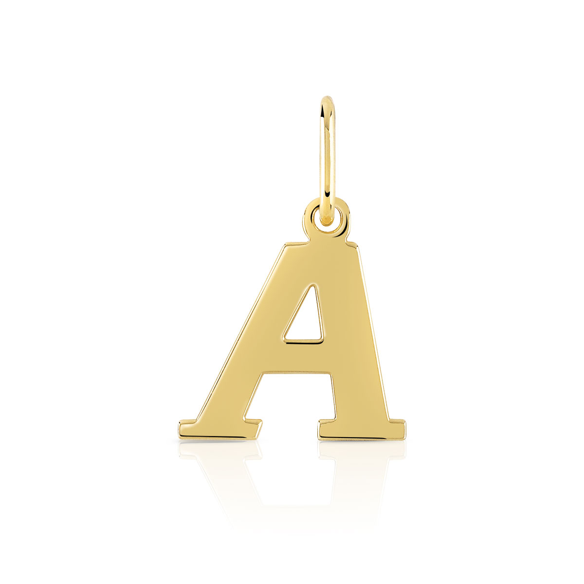 Pendentif initiale or 750 jaune