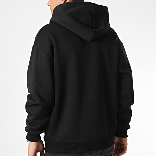 Sweat Capuche Oversize Carbon Logo Noir