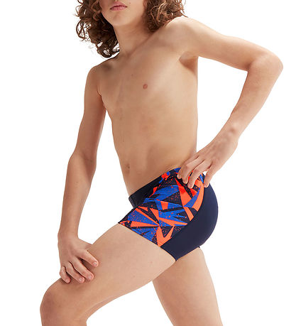 Speedo Bådebukser - Hyper Boom Panel Aquashorts - Blå/Orange