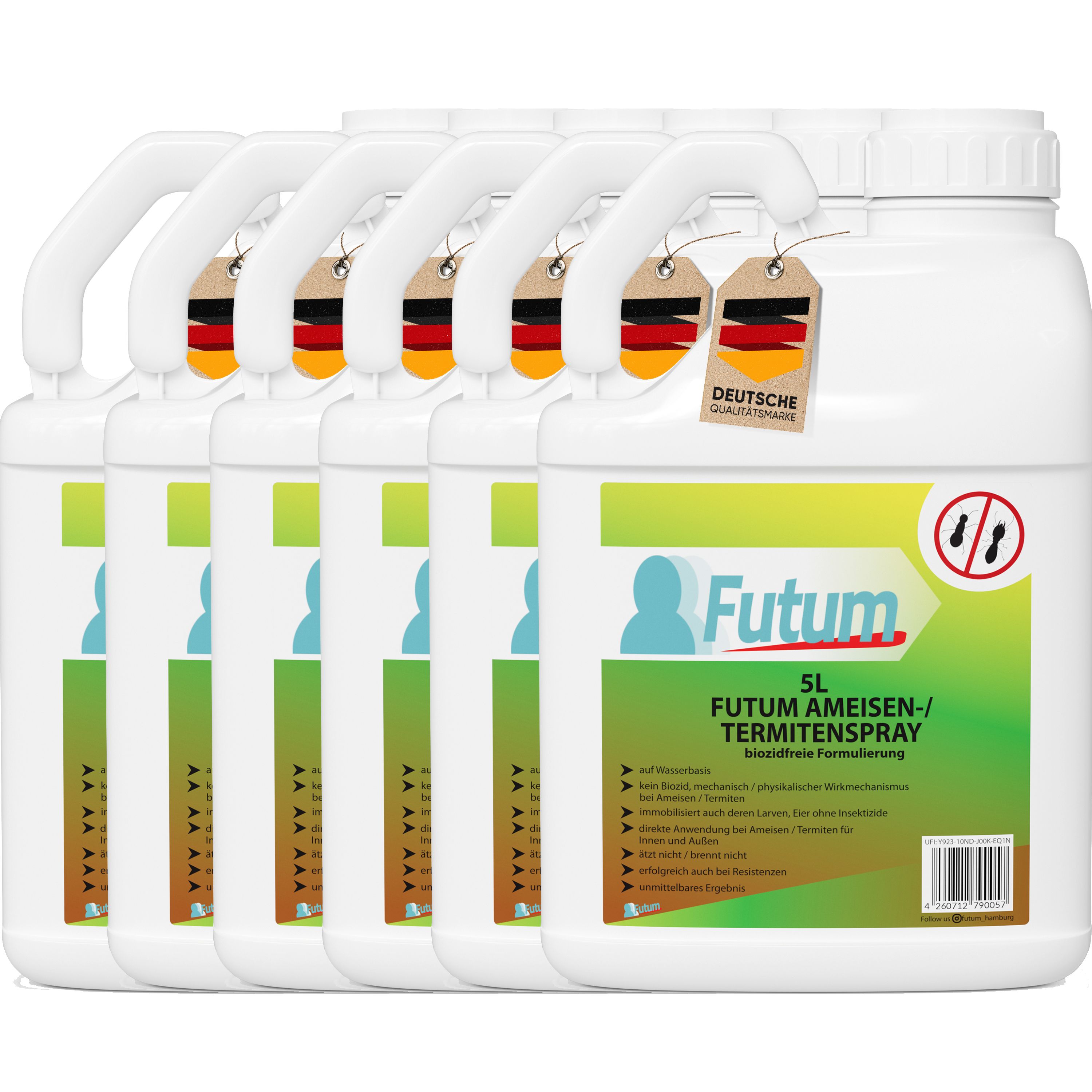 FUTUM 6x5L Ameisen- / Termitenspray