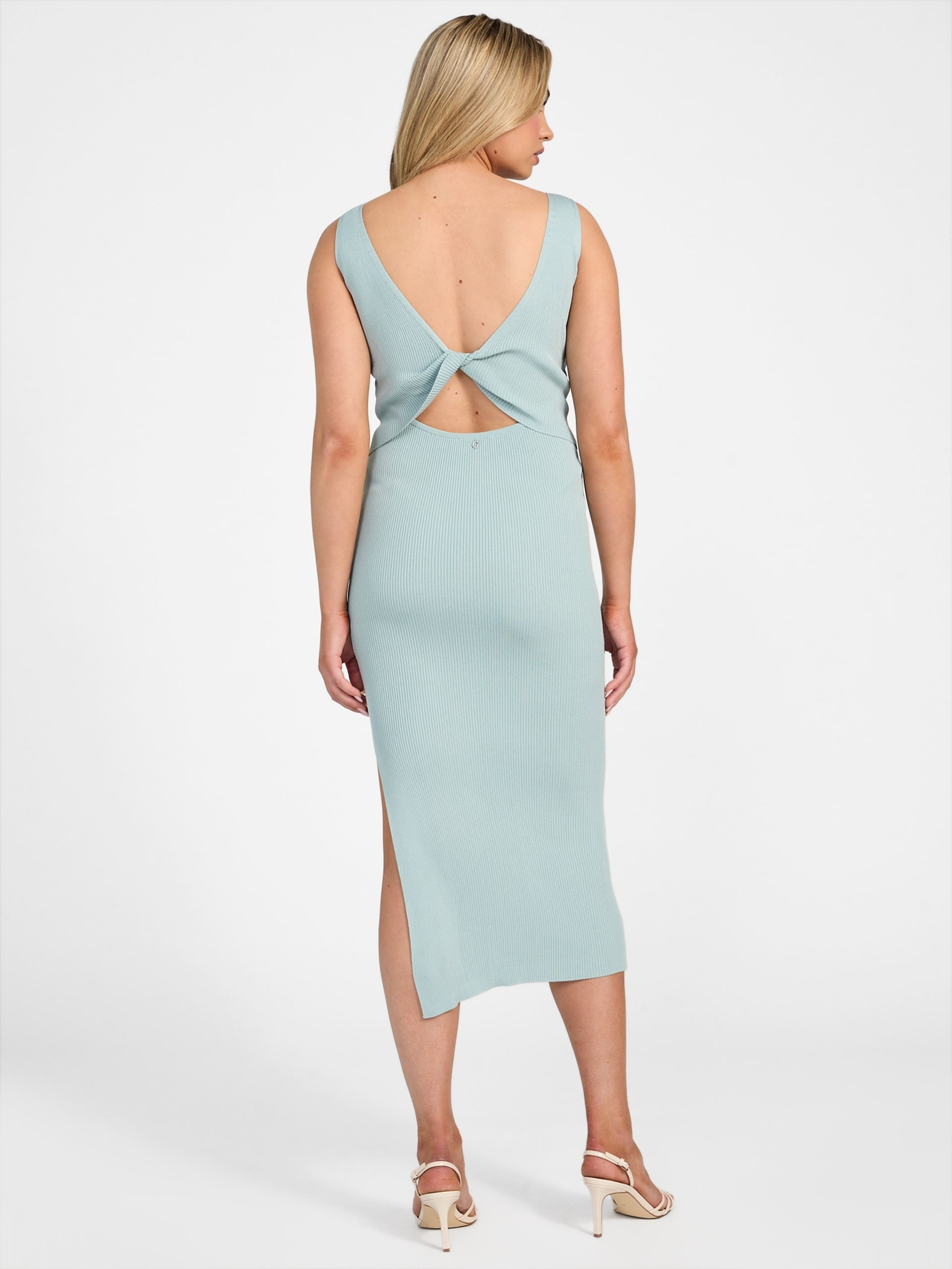 Vestido longo de malha Jiulia