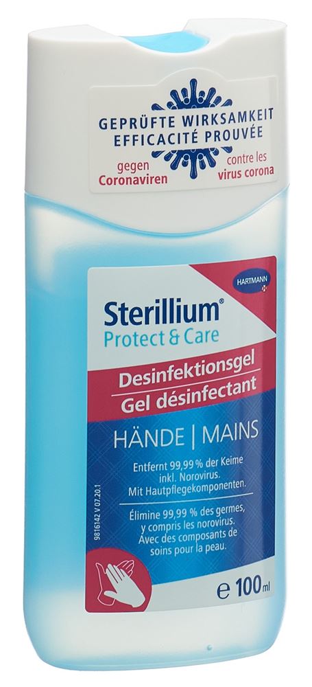 STERILLIUM Protect&Care Gel Gel Fl 100 ml