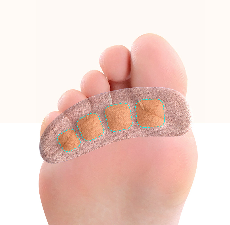 (1 Paar) 5mm Ultraweiche Silikon Gelpad Anti-Rutsch / Massage Einlagen für High Heels - Transparent