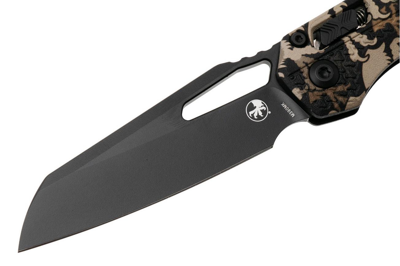 Microtech MSI Standard Issue 210T-1PMCWC-Z4, Black M390MK, Claw Burst Camo Polymer zakmes