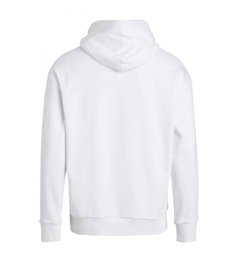 Moletom Calvin Klein Hero Logo Comfort, Branco