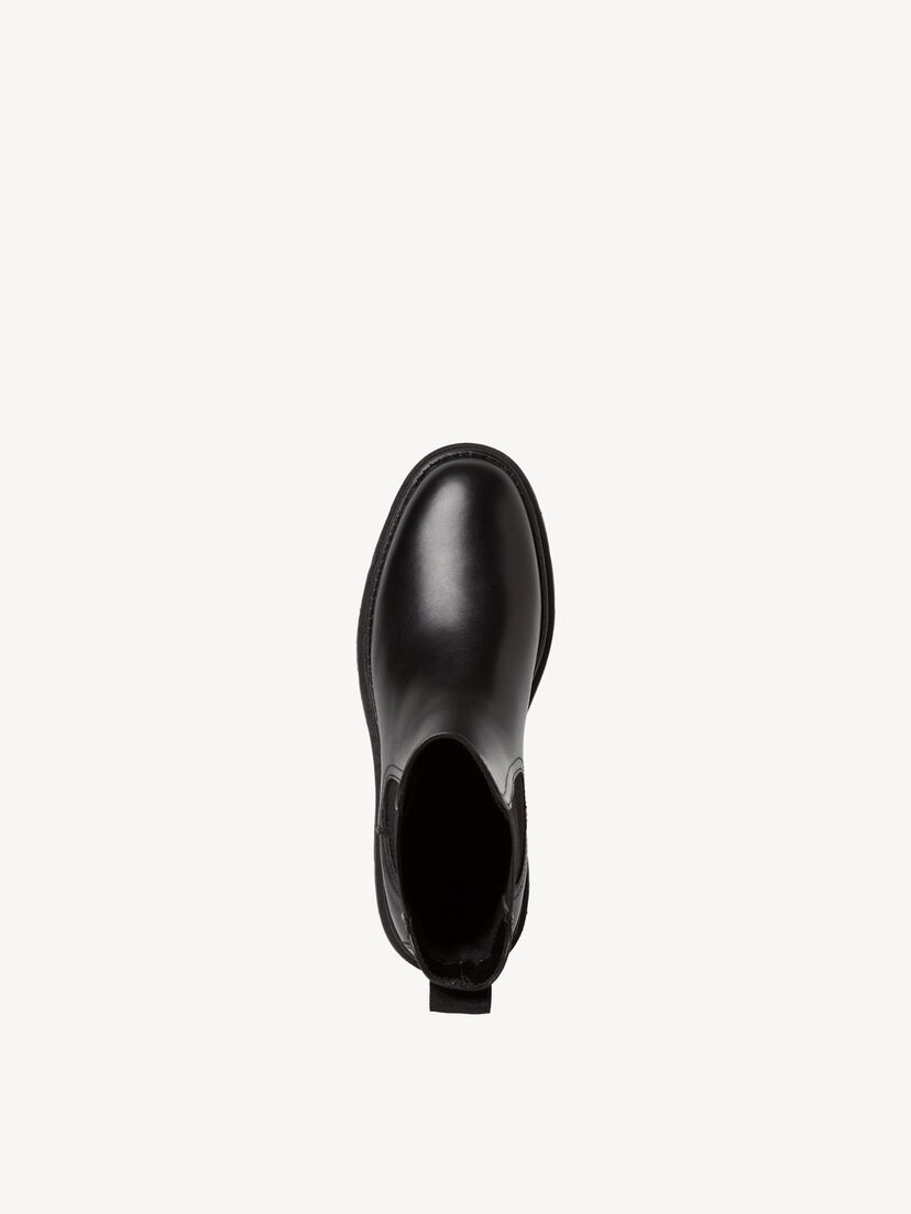 Leren Chelseaboot - zwart