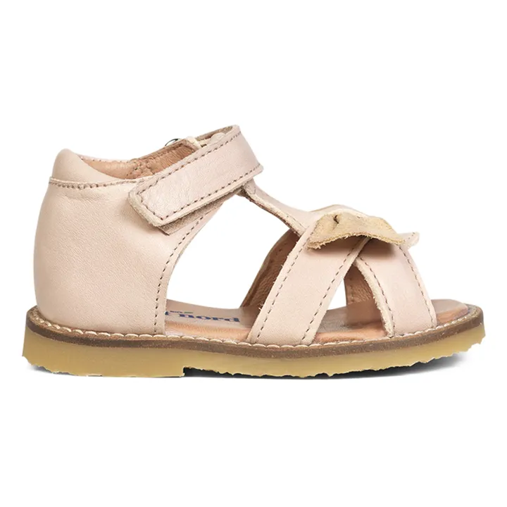 Petit Nord Sandales Scratchs Gry | Crème