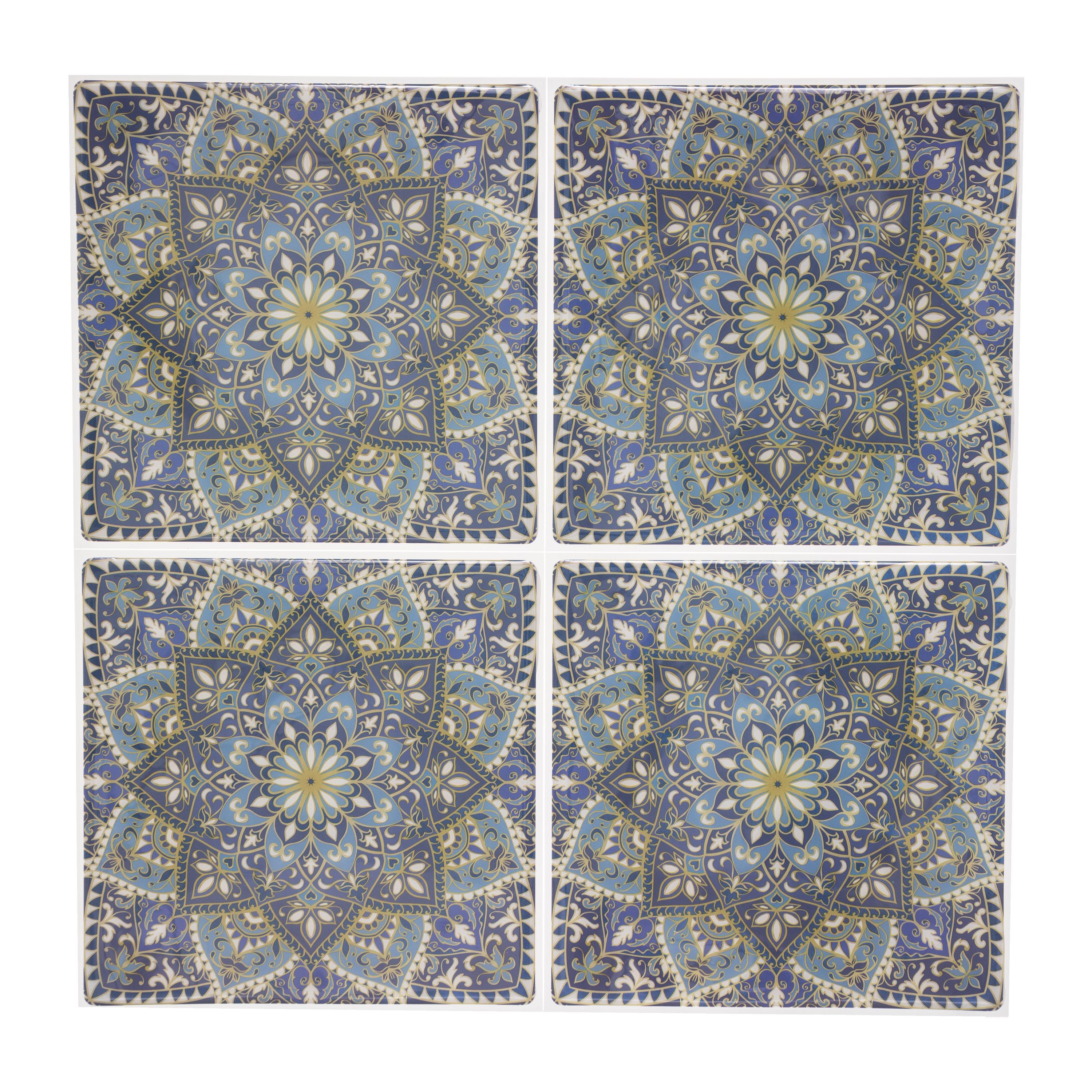 STICKER CARREAUX MOSAIQUE D.26X26CM X2 PIECES