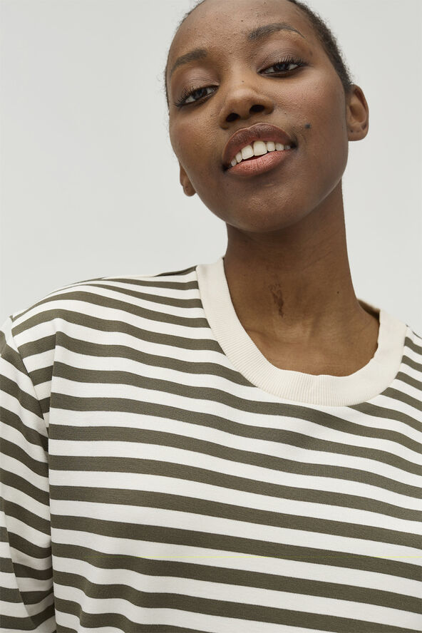 mbyM Emrys-M Dusty olive sugar stripe