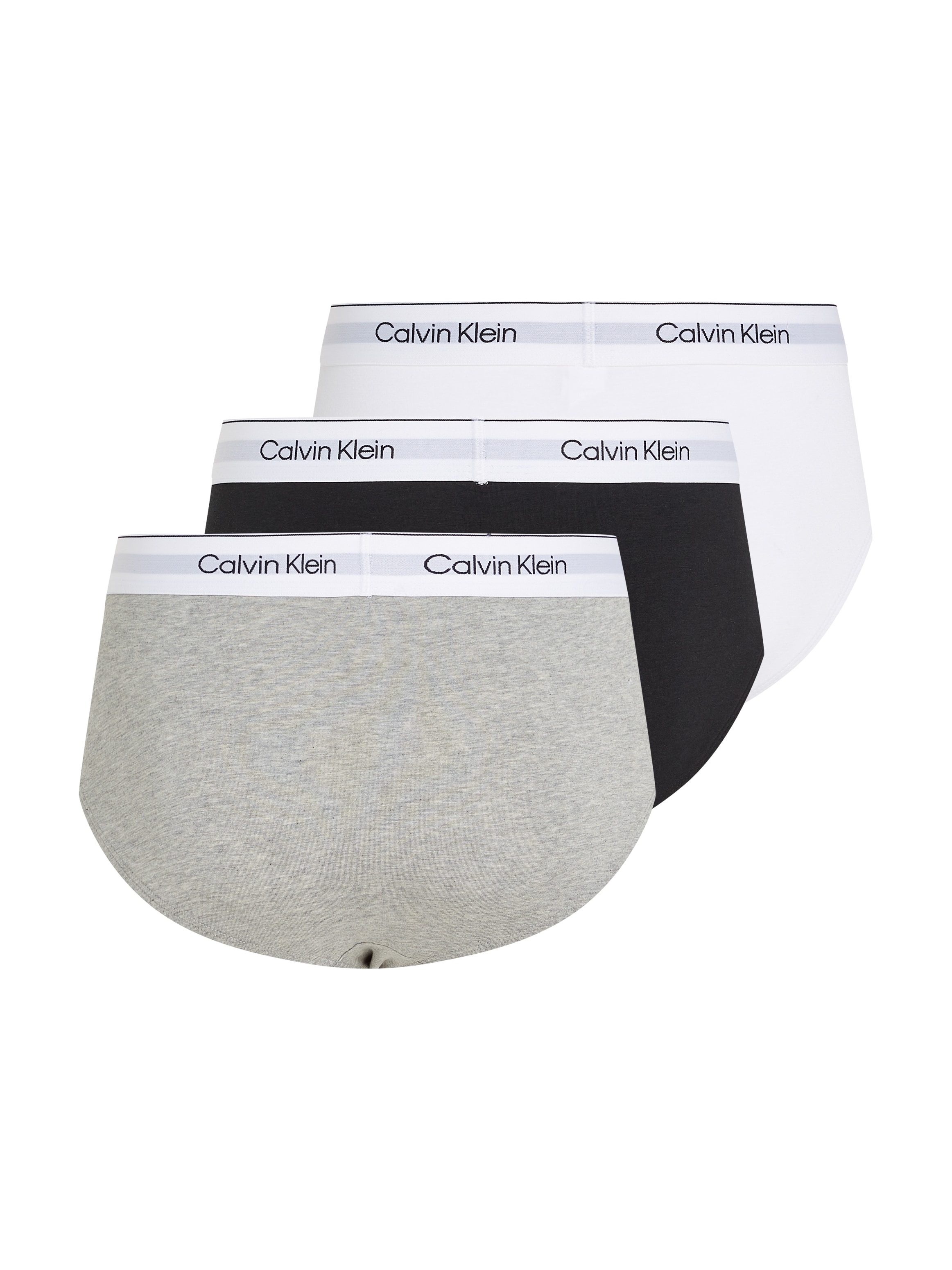 Calvin Klein Underwear Hipster »HIP BRIEF 3PK«, 3 Stk. mit Logo-Elastikbund (3 Stück)