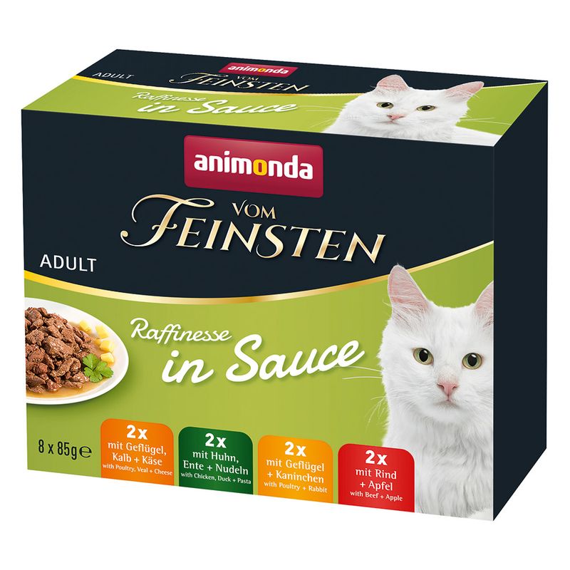 Lot mixte animonda vom Feinsten Adult Raffinesse en sauce