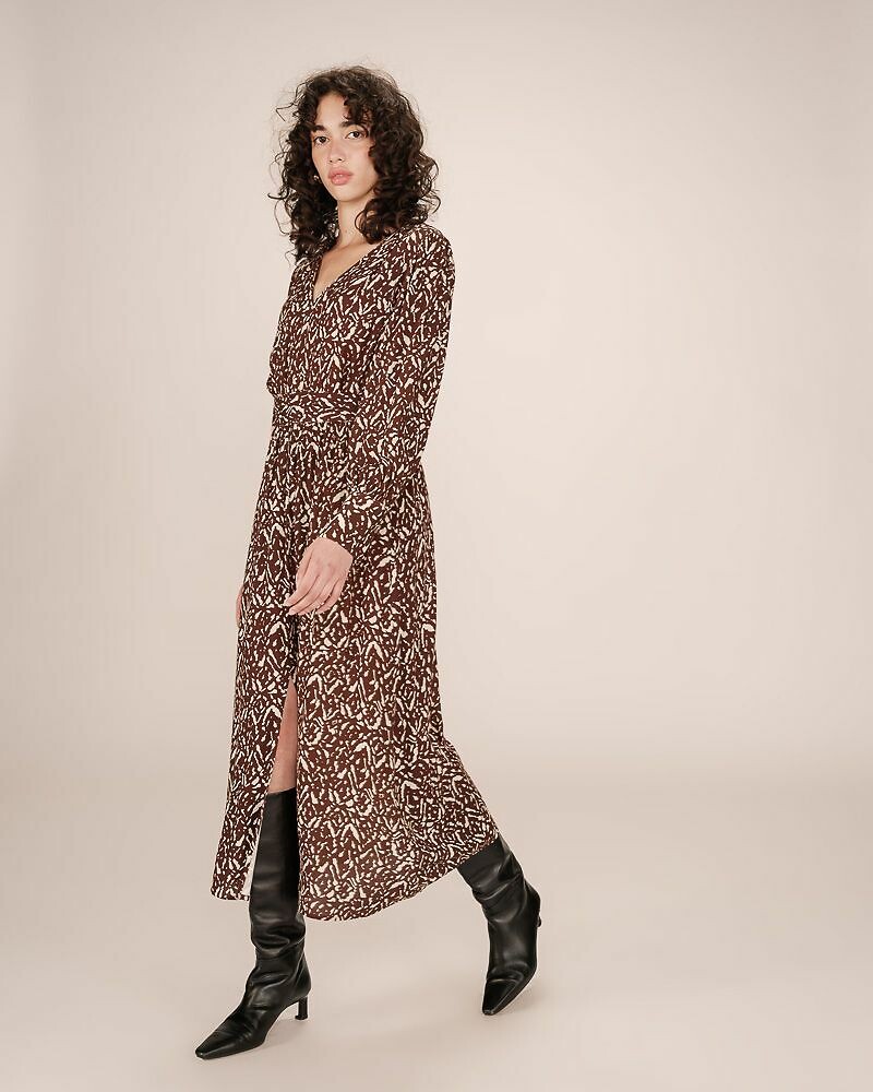 GRACE & MILA<br>Vestido longo estampado SOISSON