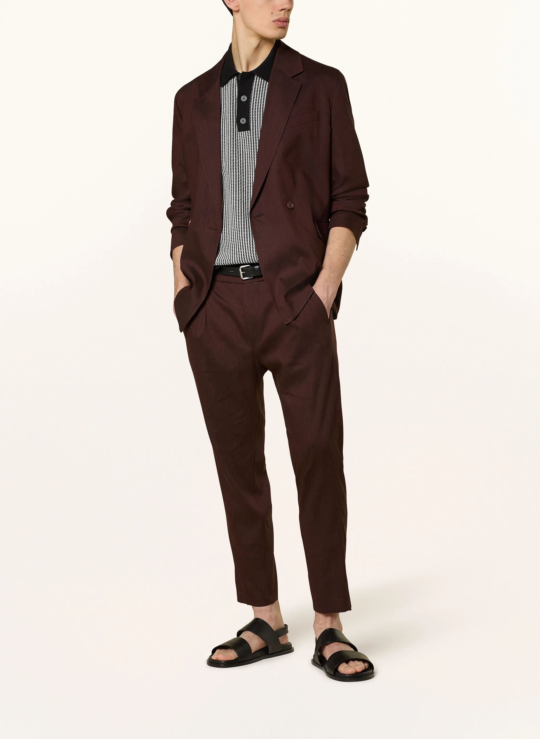 DRYKORN Anzughose CHASY Extra Slim Fit mit Leinen