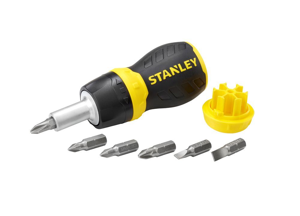 Stanley 0-66-358 Multibit Stubby Schroevendraaier Ratel