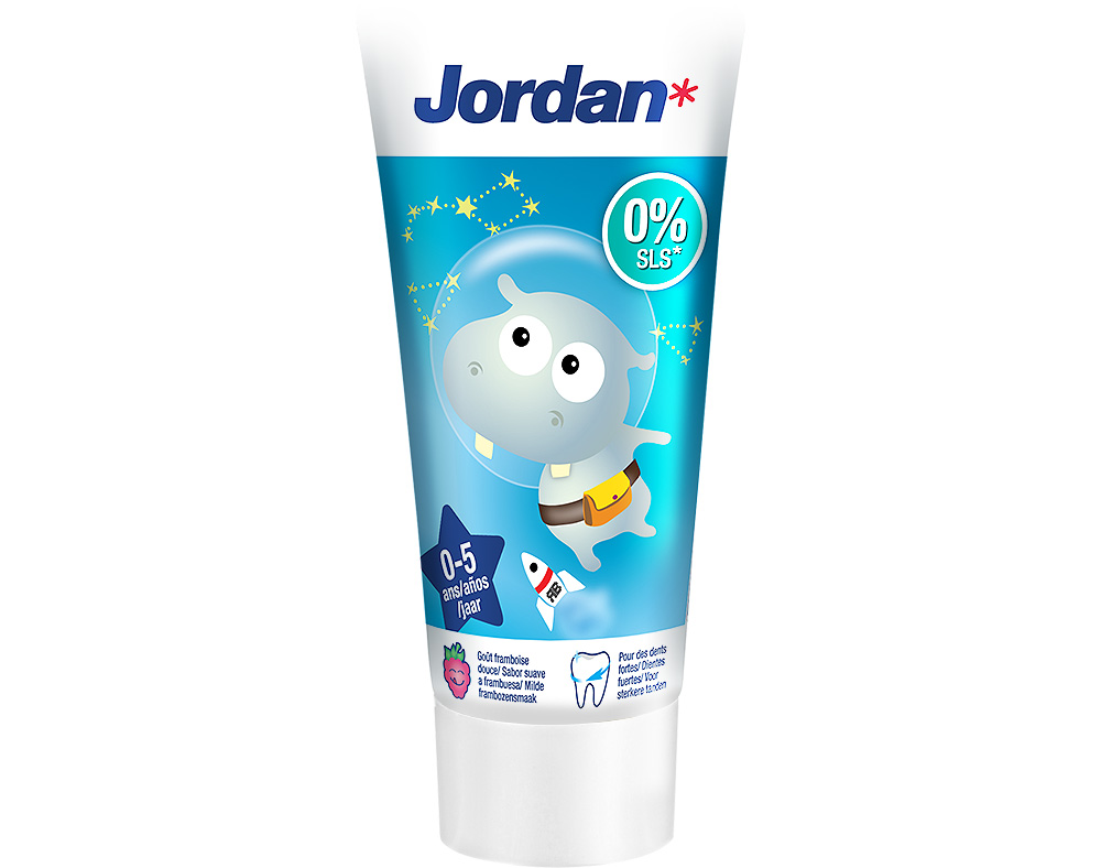 PASTA DE DENTES INFANTIL 0-5 ANOS 50ML JORDAN