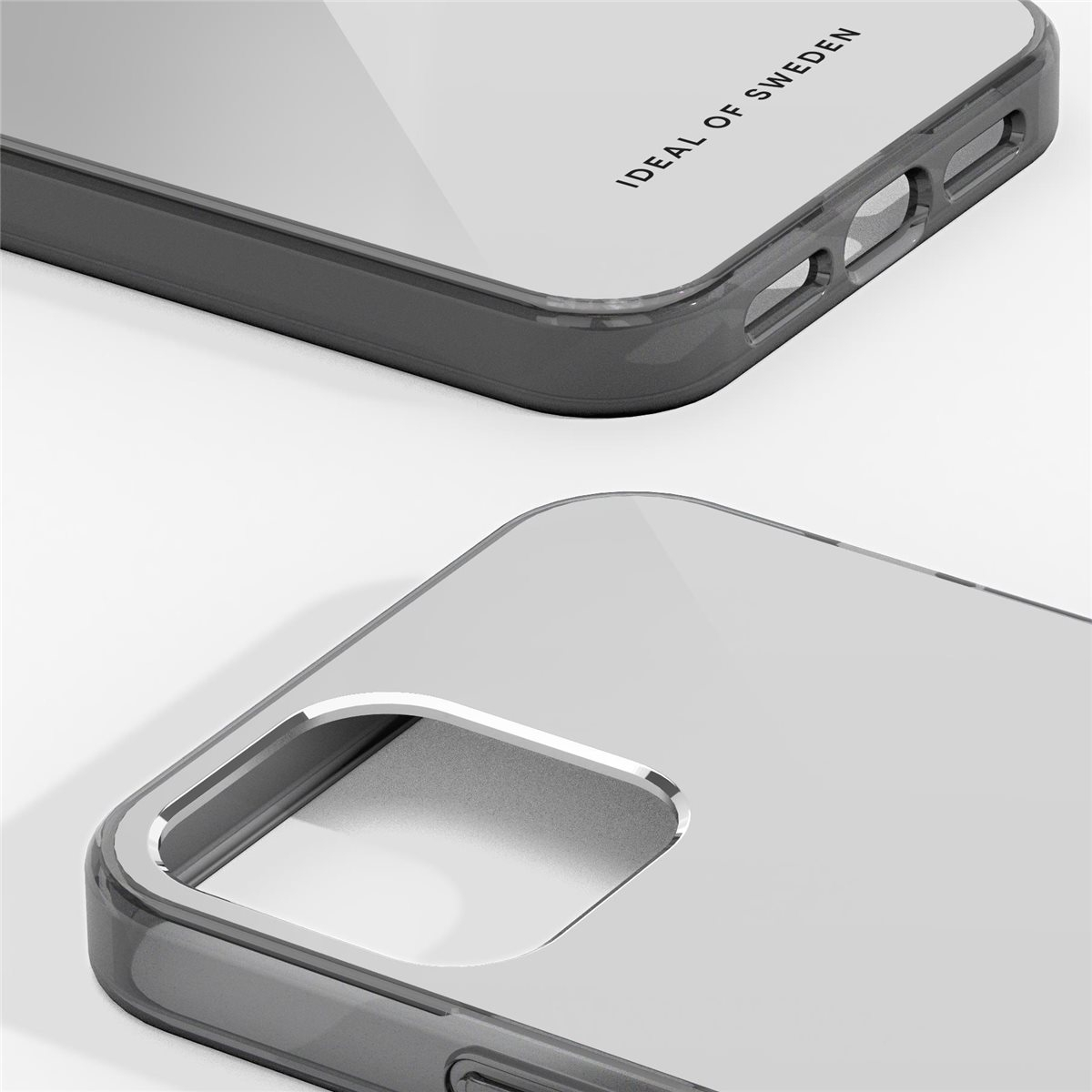 iPhone 12 / iPhone 12 Pro Hardcase Hülle Mirror Case Recycled (IDCLCSS23-I2061-477) - Silber