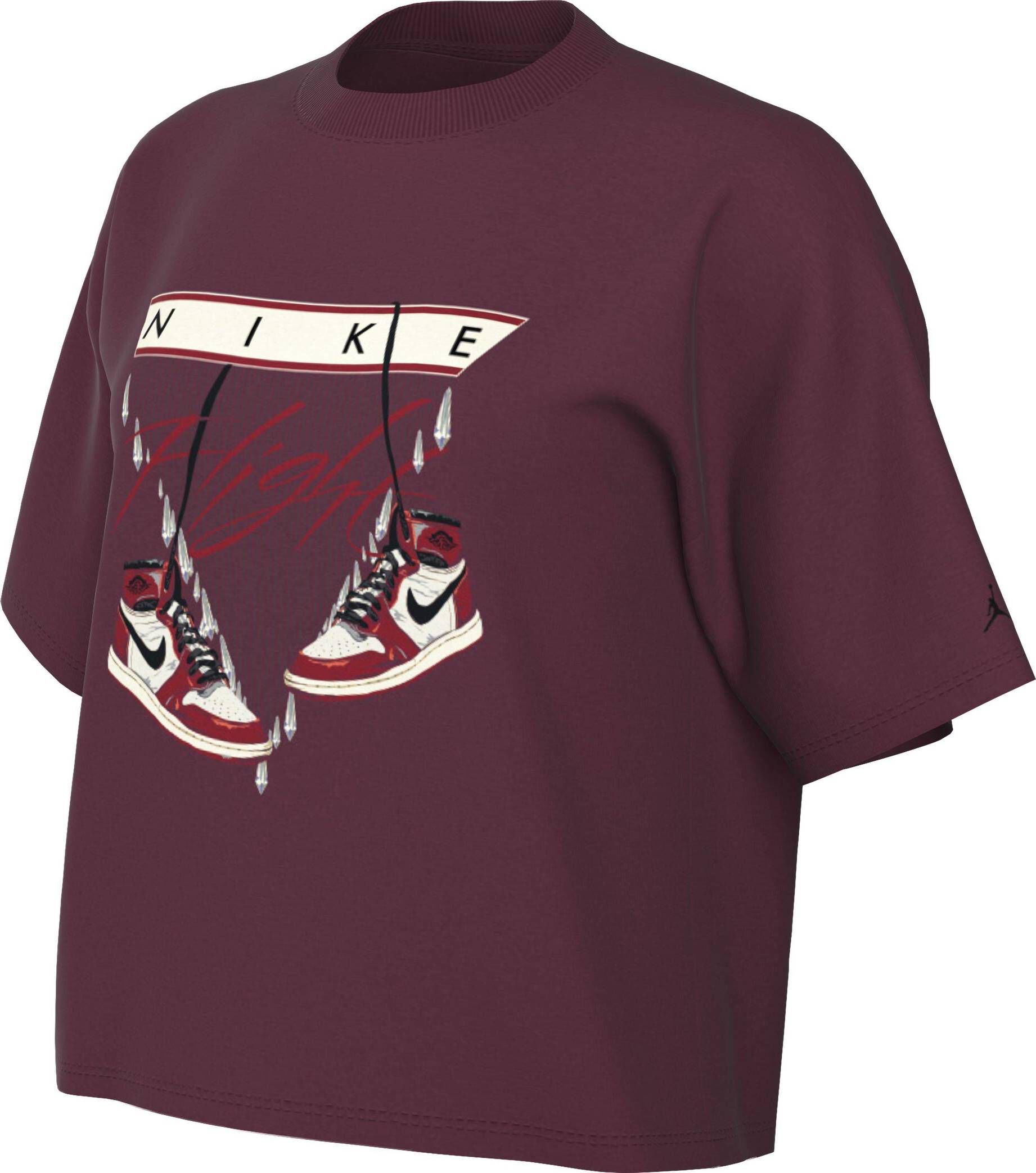 Jordan| Damen T-Shirt JORDAN FLIGHT WOMENS SHOES GRAPHIC