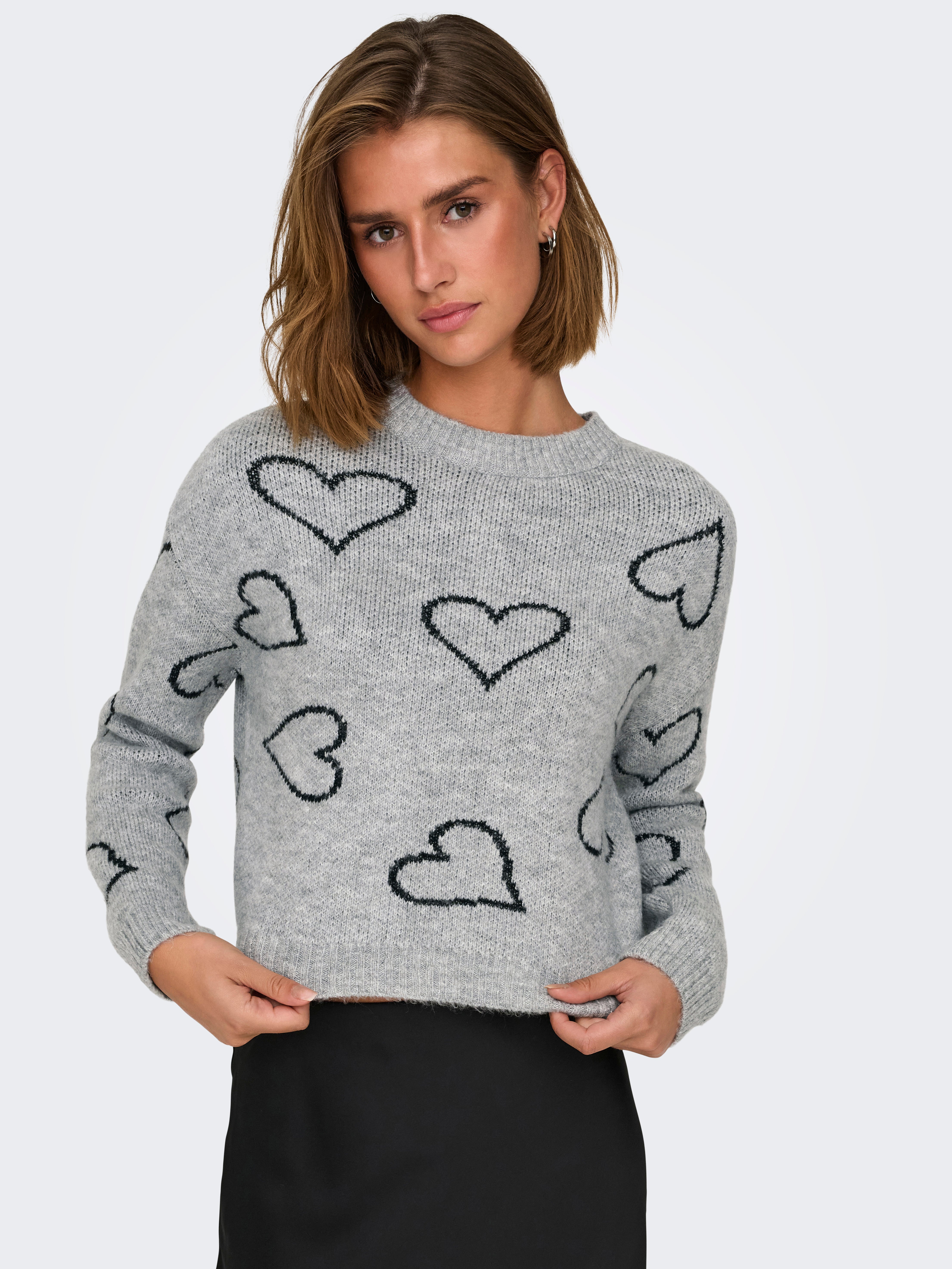 ONLHAPPIE Light Grey Melange