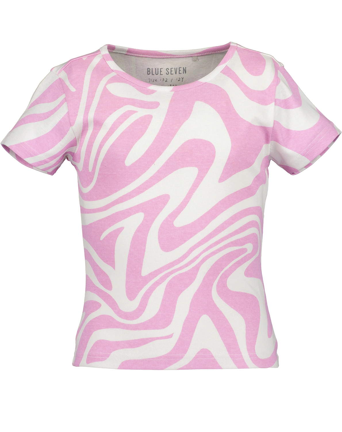 T-Shirt MARBLED in flieder