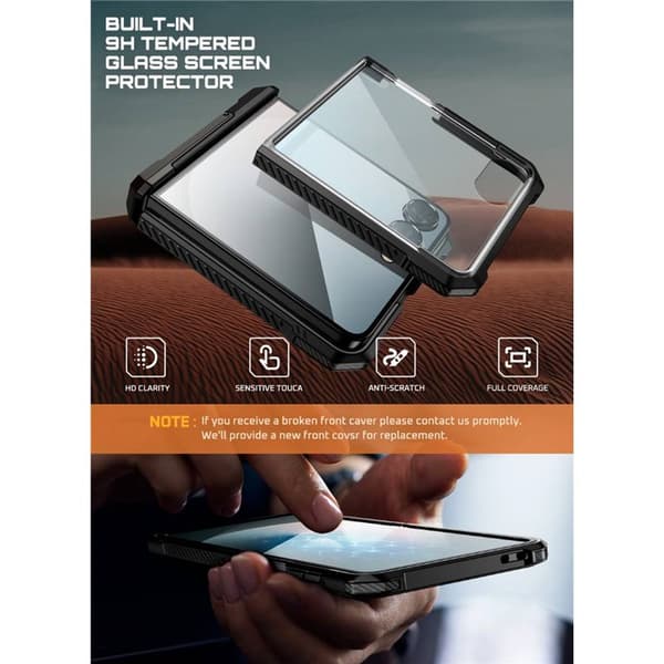 SUPCASE UB Grip deksel Samsung Galaxy Z Flip 7 - Svart