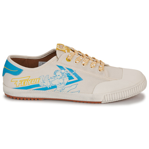 Feiyue - Fe Lo 1920 Street Fighter - Blanc / Bleu / Jaune