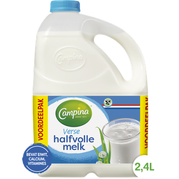 Campina Verse Halfvolle Melk Voordeelpak 2,4 L