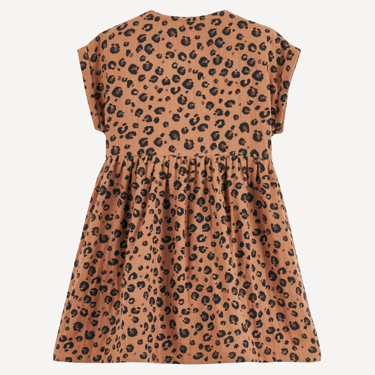 COLEÇÕES LA REDOUTE<br>Vestido sem mangas com estampa de leopardo, tetra
