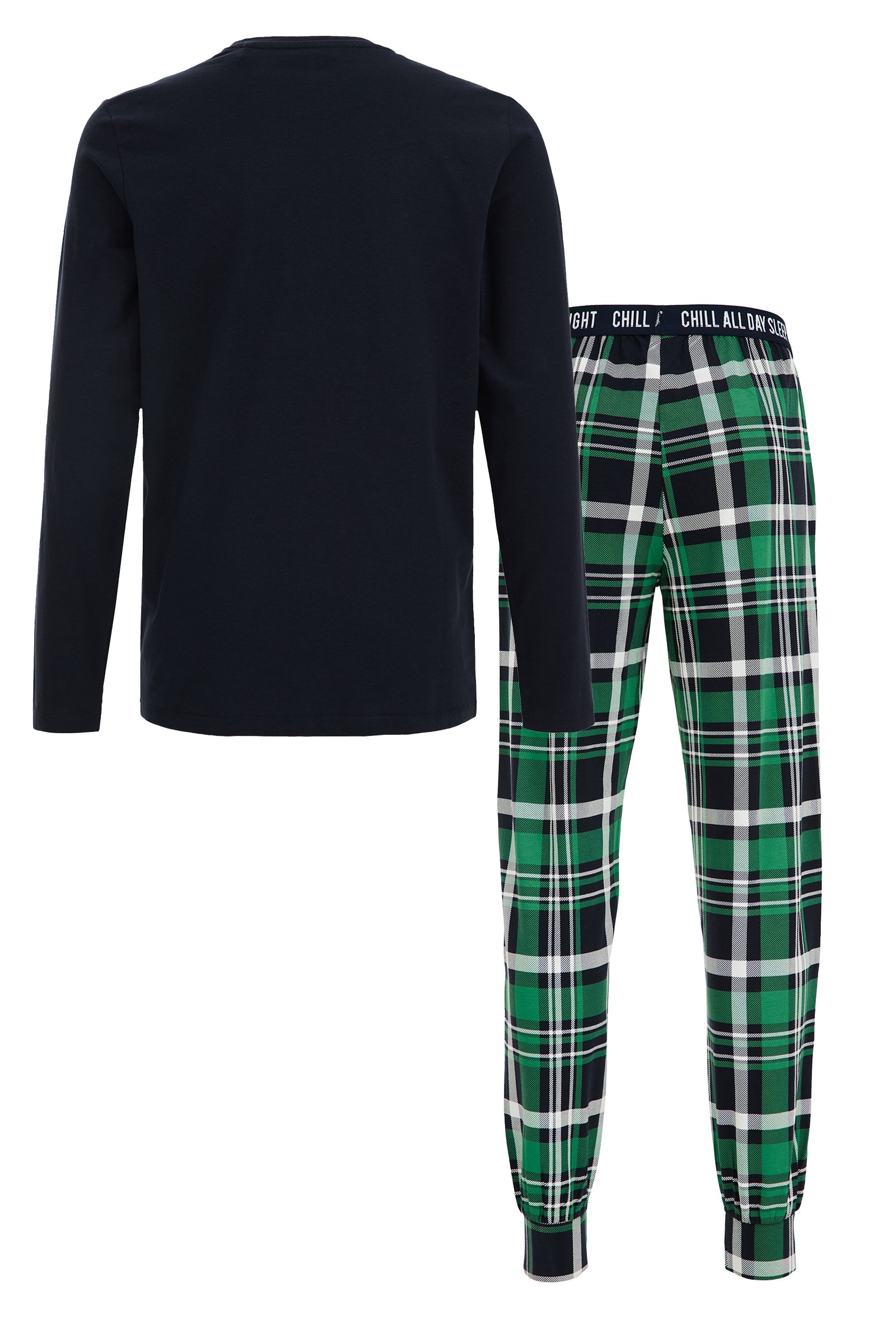 Jongens pyjamaset met dessin WE Fashion Donkerblauw