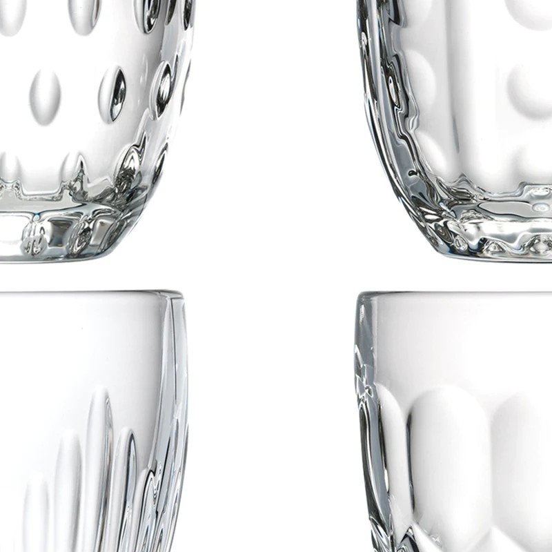 Coffret de 4 verres à eau, TROQUET La Rochère