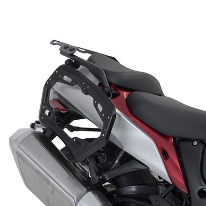 Valise SW-MOTECH AERO ABS AVEC SUPPORT (2 x 25 Litres) - Noir