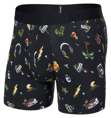 Boxer Saxx DropTemp Cooling Cotton Fly Gamer's Paradise Noir Homme