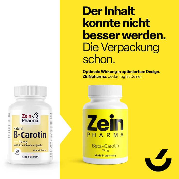 Beta Carotin Natural 15 mg Zeinpharma Weichkapseln, 90 St