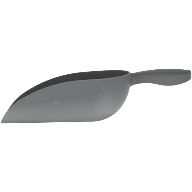 Blokker handschep - plastic - donkergrijs
