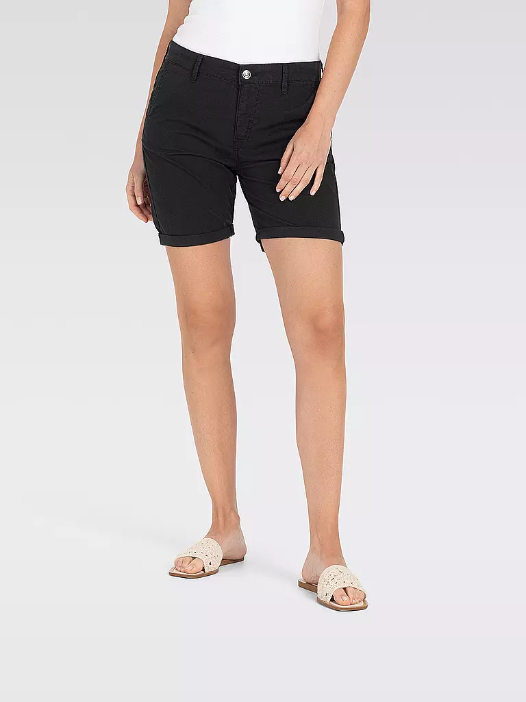 MAC Chinoshorts schwarz