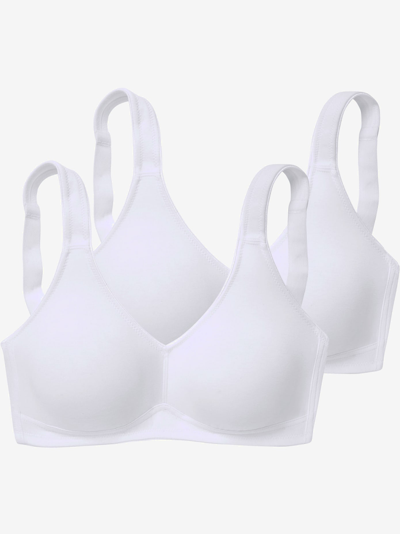 Soutien-gorge doux soutien-gorge en coton, bonnets sans coutures