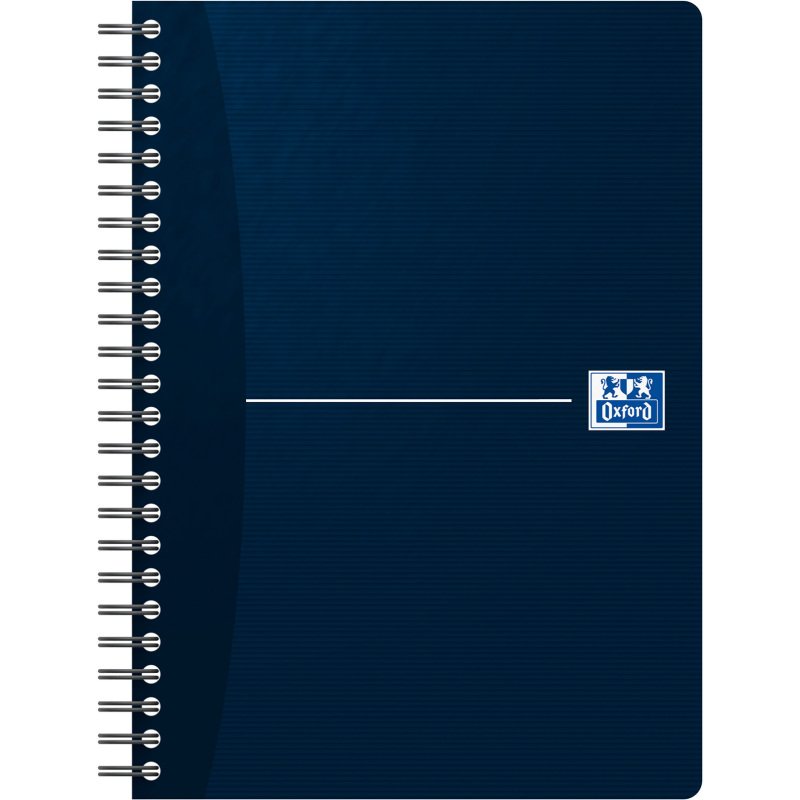 Cahier spirale Oxford Essentials 14,8 x 21 cm - petits carreaux - 180 pages